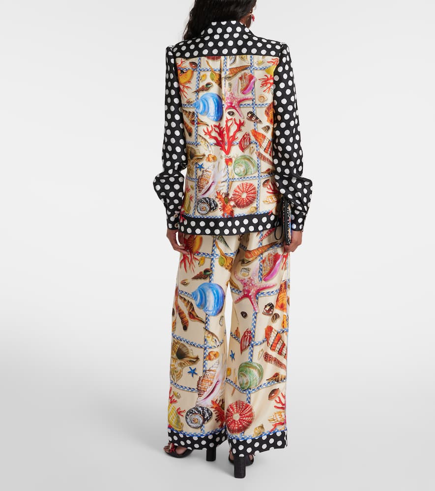 Capri printed silk shirt