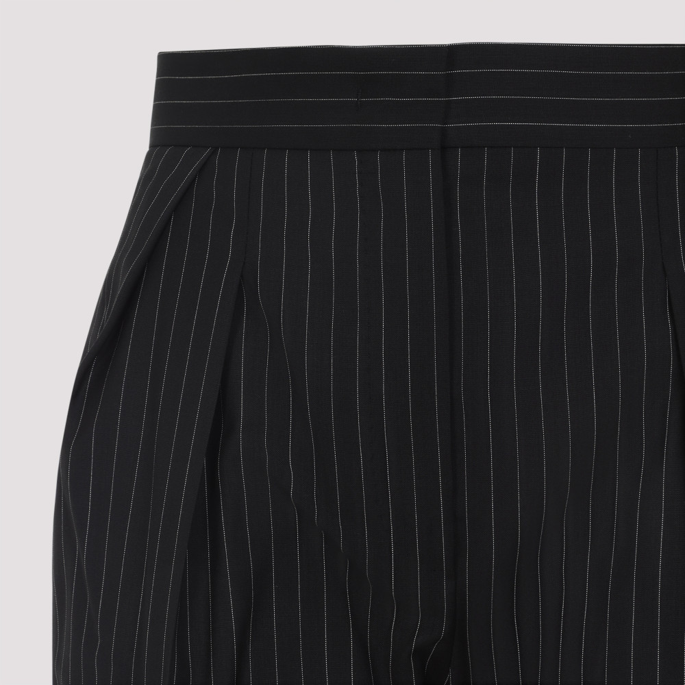 Black Sesamo Wool Pants