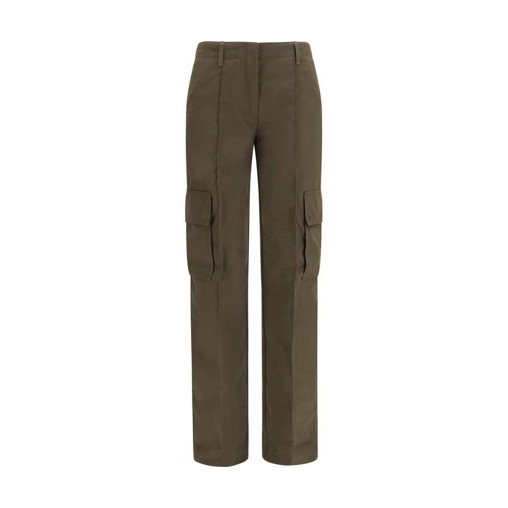 Gabardine Cargo Cargo Pants — Brown