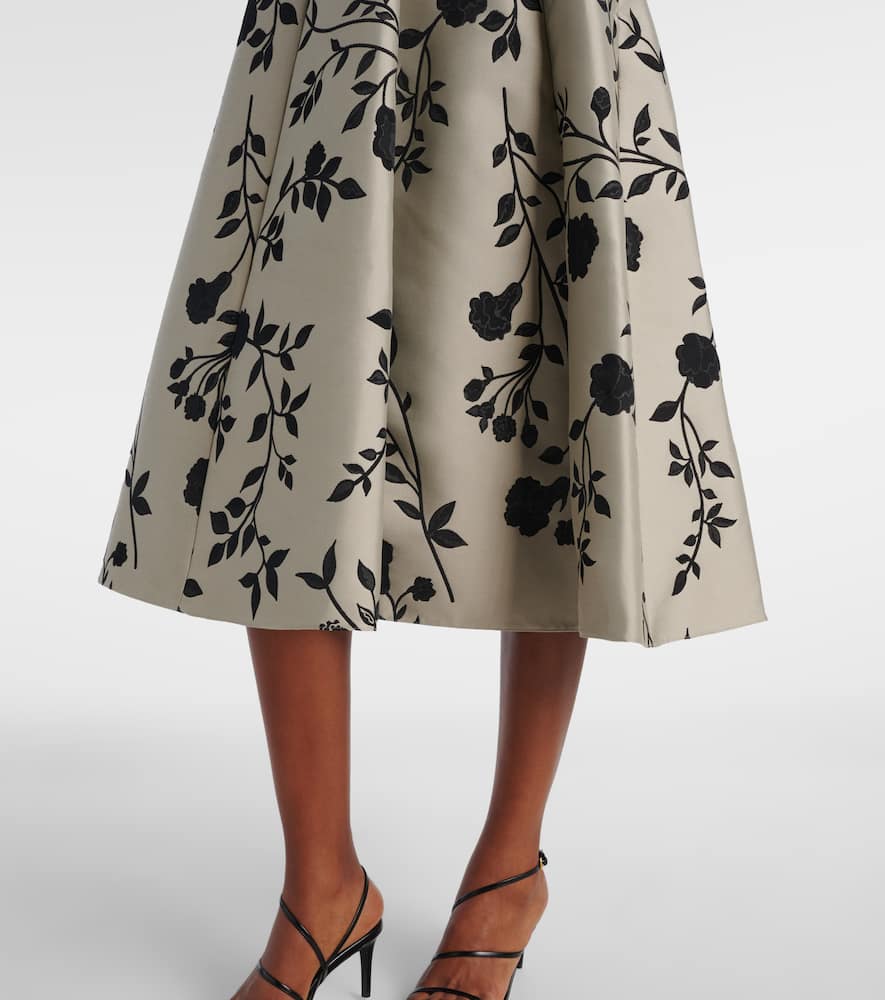 Clea floral midi dress