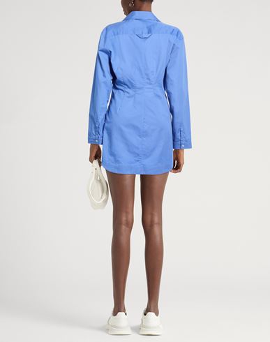 Woman Mini dress Azure Size 6 Cotton