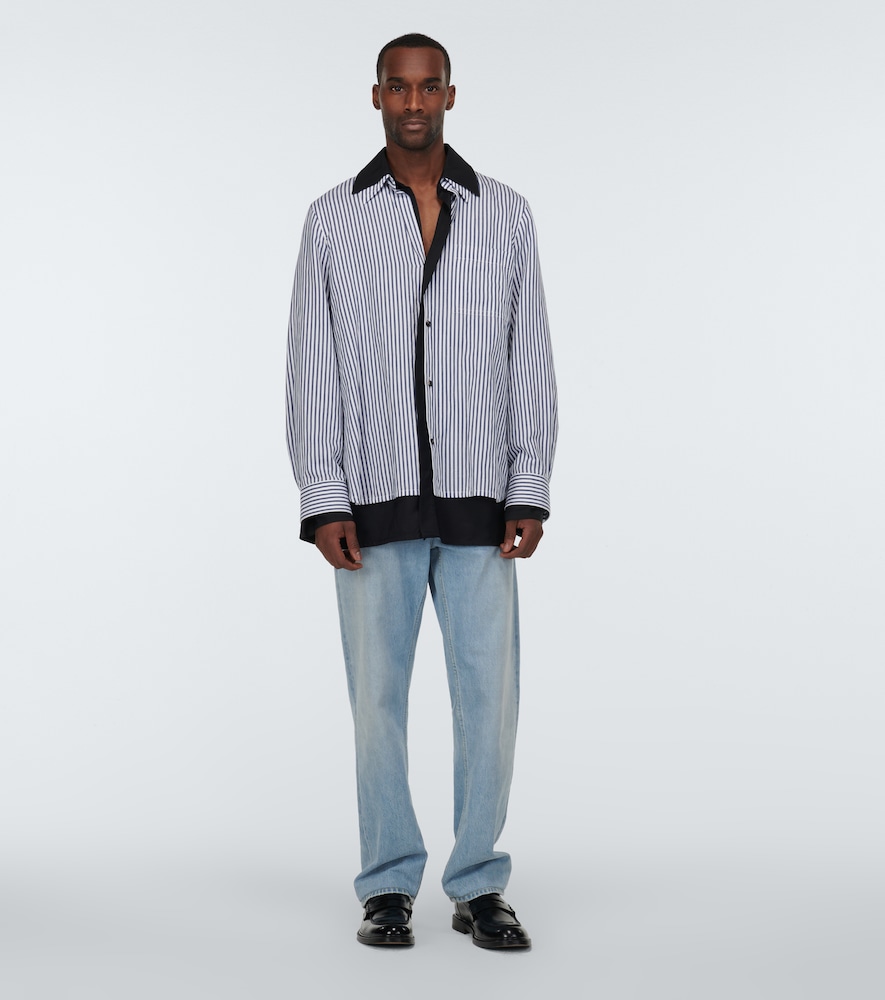 High-rise straight jeans