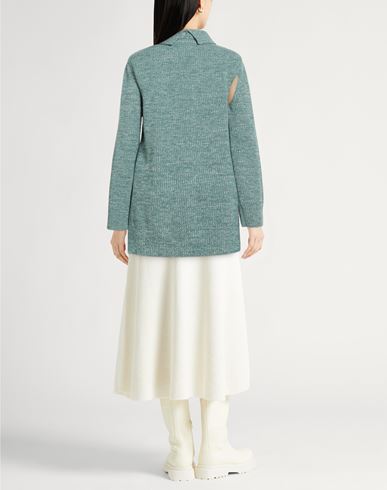Woman Turtleneck Emerald green Size 2 Wool, Cashmere
