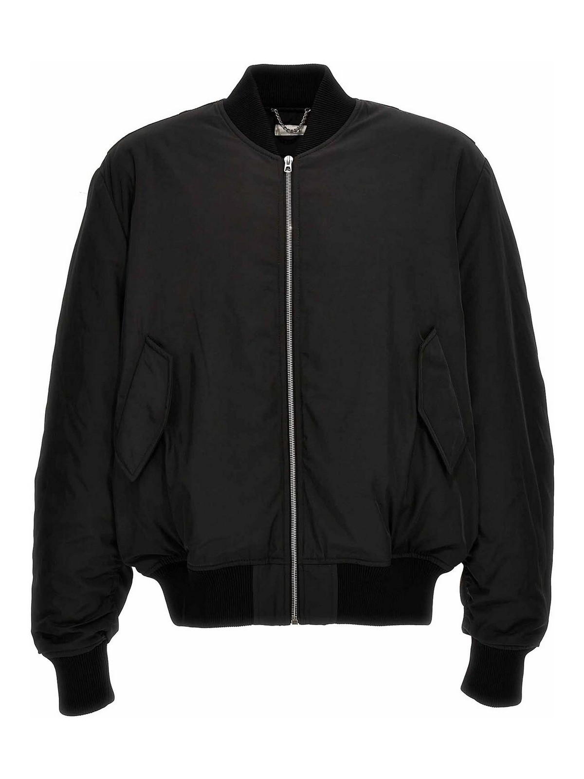 Nylon bomber jacket