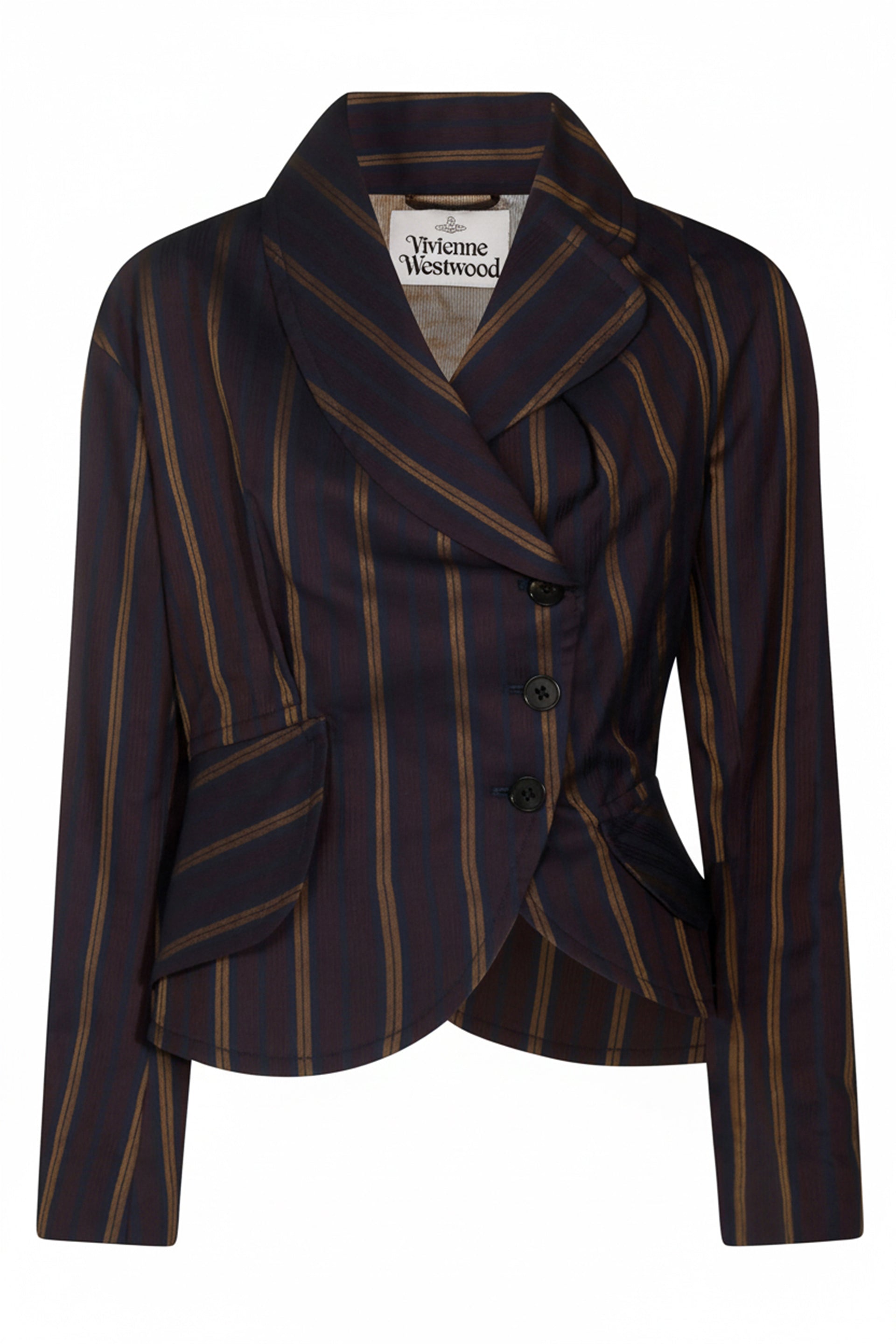 Elegant Striped Lightweight Jacket
