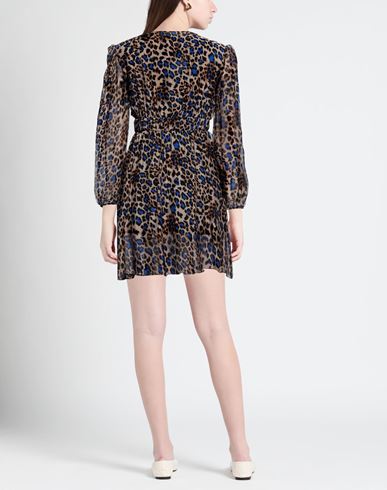 Woman Mini dress Blue Size S Viscose, Silk