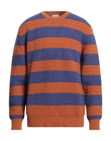Man Sweater Rust Size 40 Merino Wool, Alpaca wool, Polyamide
