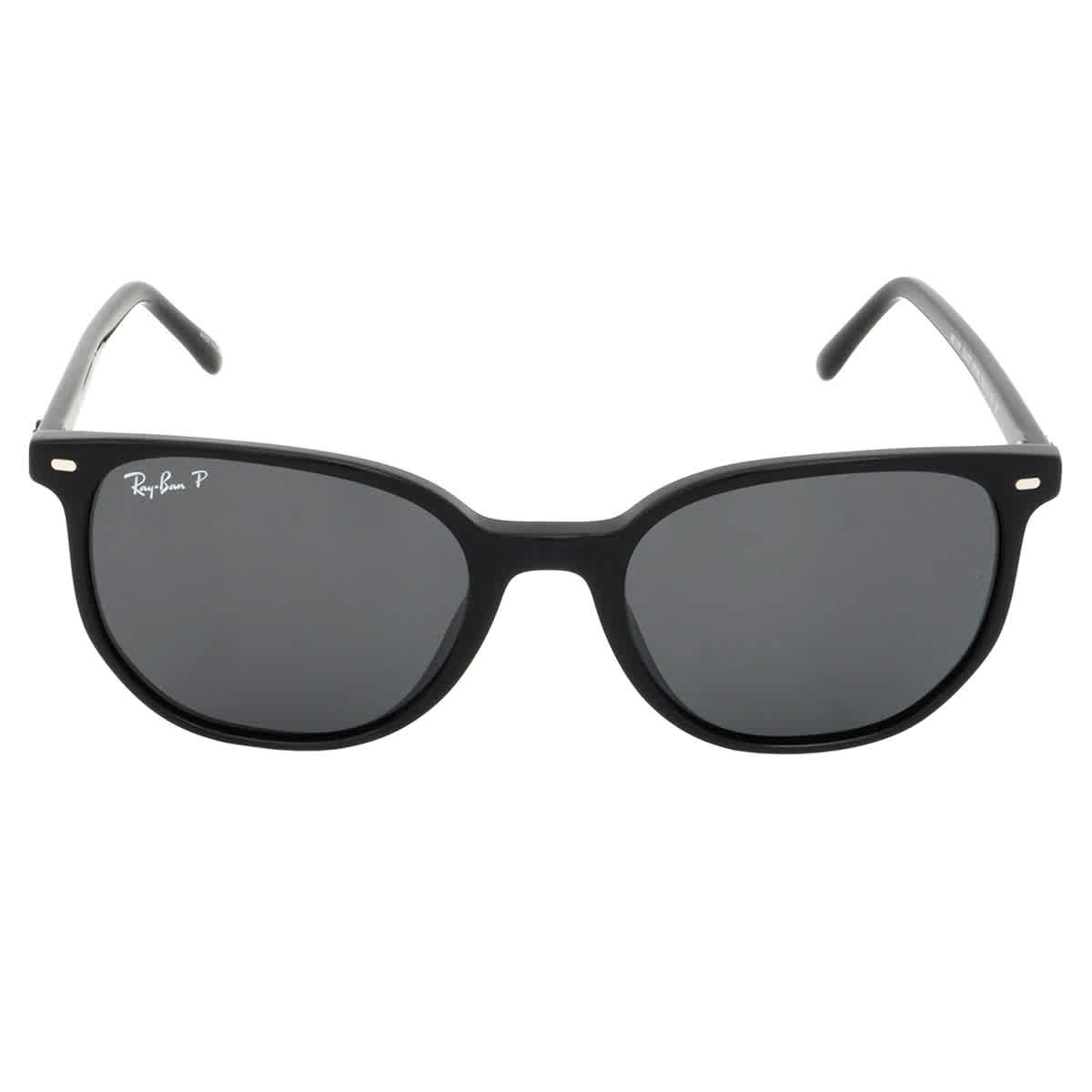 Elliot Polarized Black Square Unisex Sunglasses RB2197 901/48