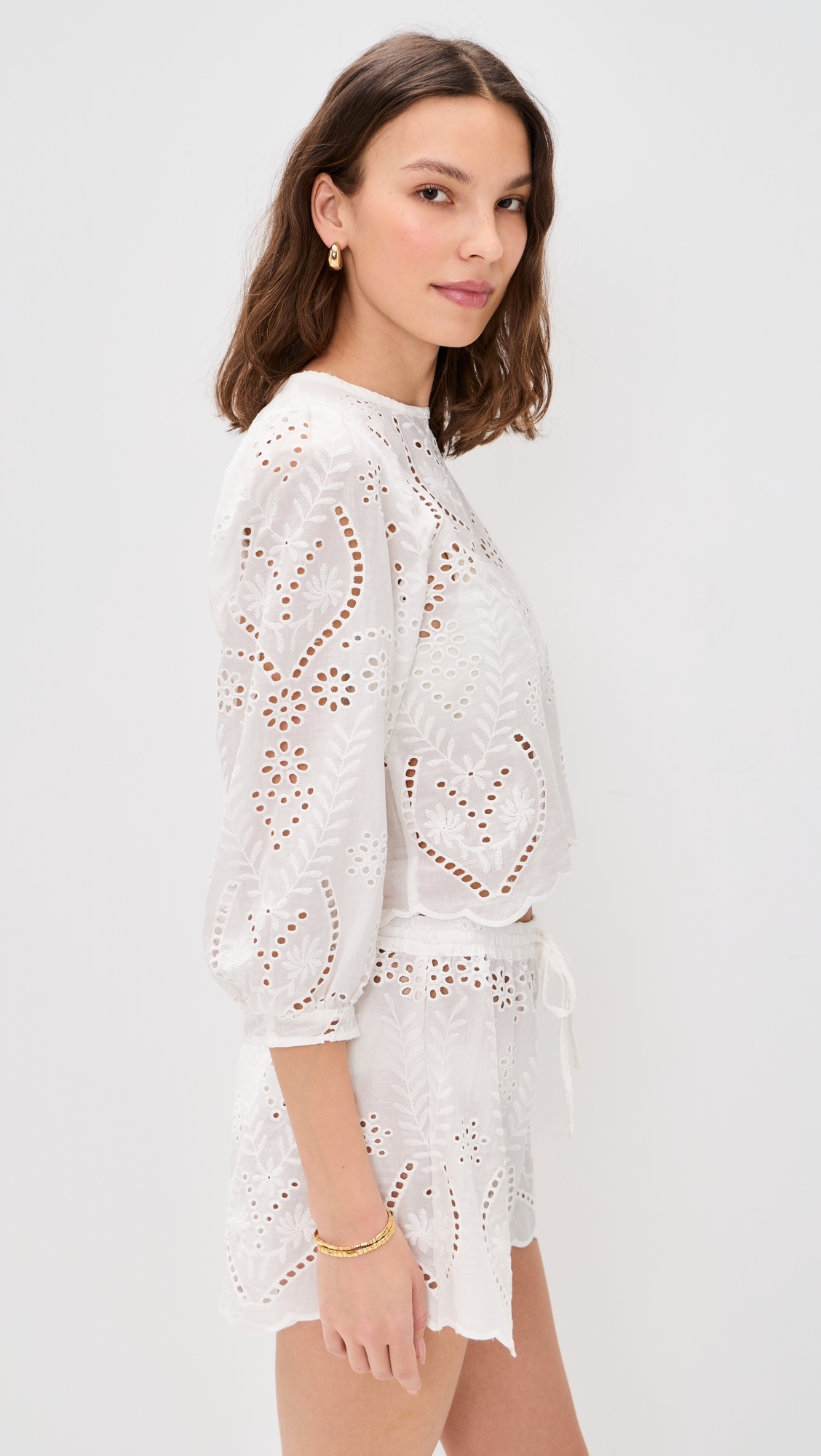 Lisa Top Athena Embroidery