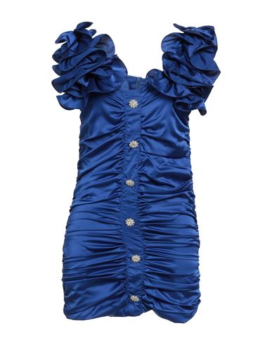Odì Odì Woman Mini dress Bright blue Size XS Polyester