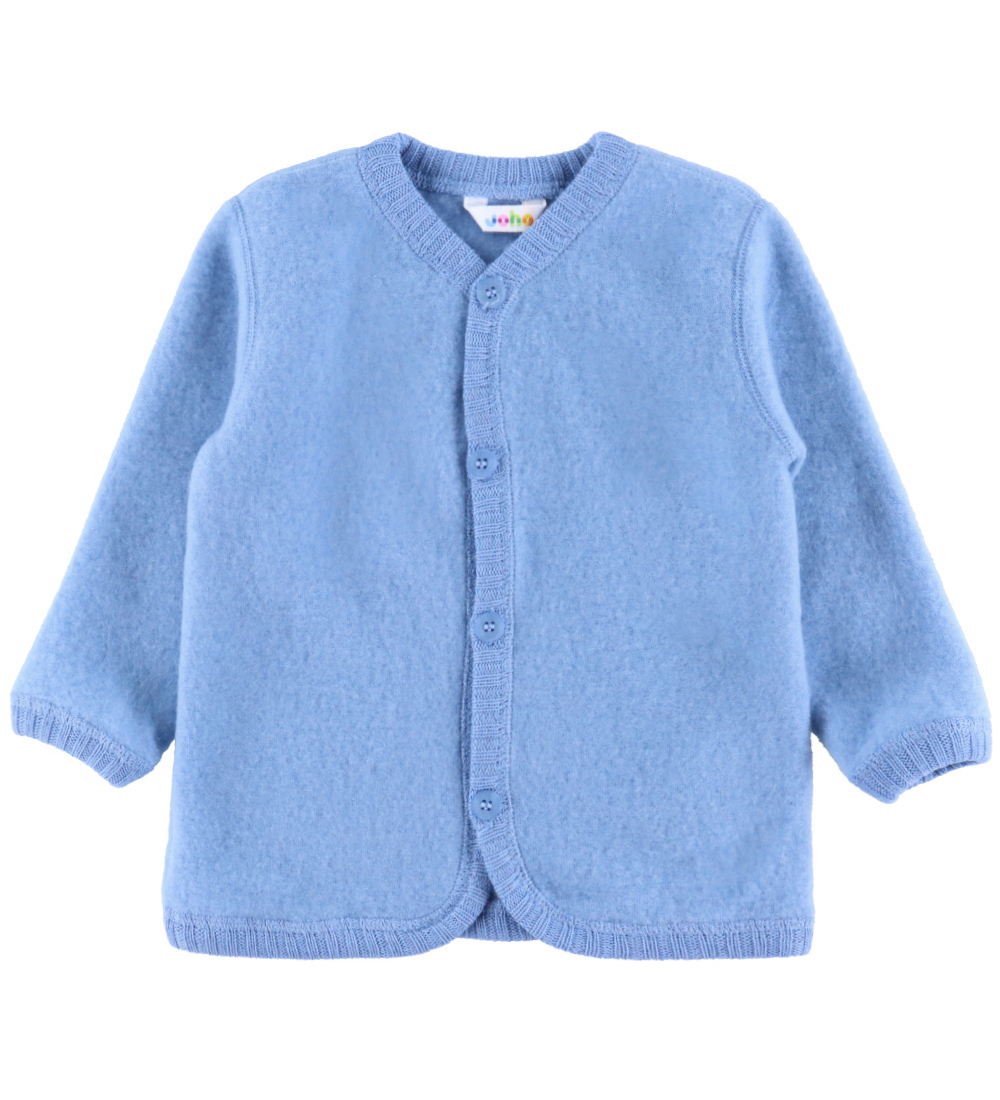 Joha Cardigan - Wool - Light Blue - Joha - 80 - Cardigan