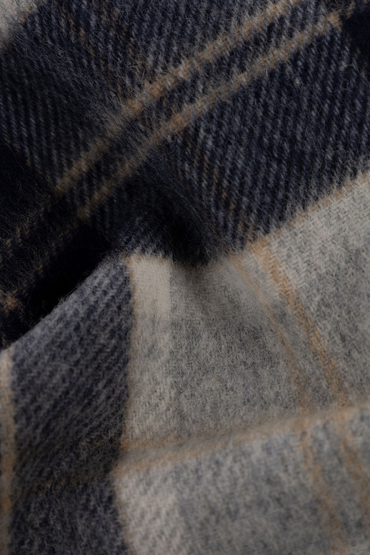 Checked scarf
