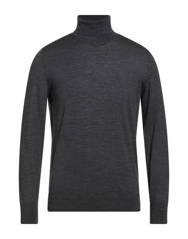Man Turtleneck Charcoal Size XL Merino Wool