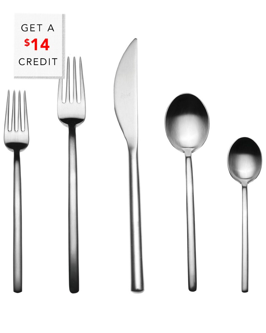 5Pc Flatware Set With $14 Credit