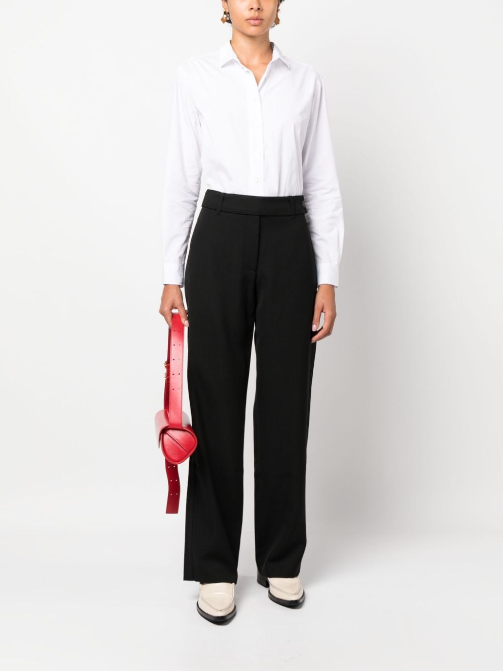 - Wool Blend Trousers