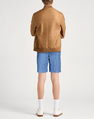 Man Shorts & Bermuda Shorts Pastel blue Size 40 Cotton