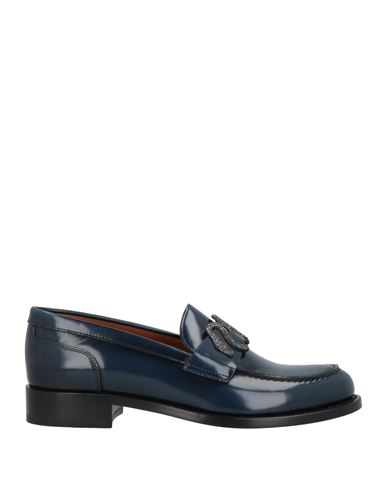 Woman Loafers Navy Size 7 Leather