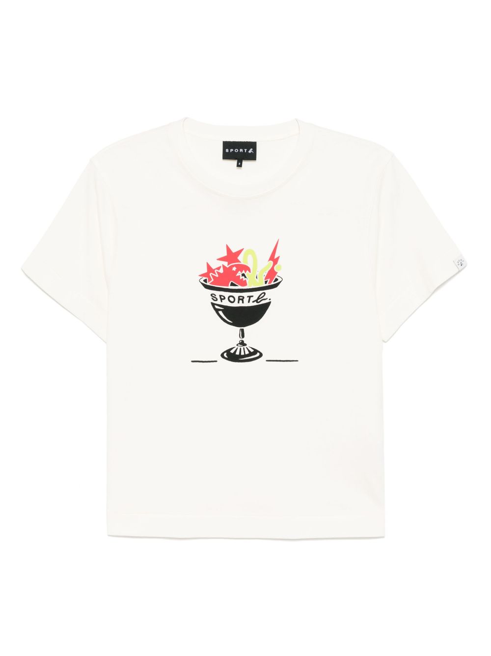 SPORT b. by agnès b. graphic-print T-shirt - Neutrals