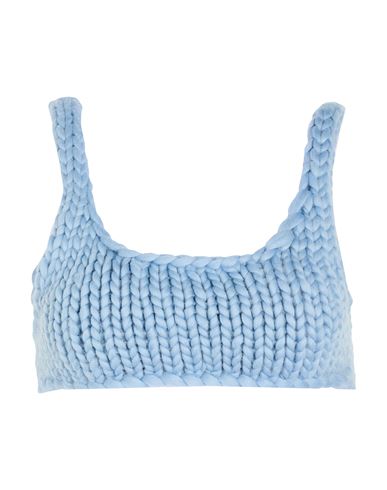 Hope Macaulay Woman Top Light blue Size M Merino Wool