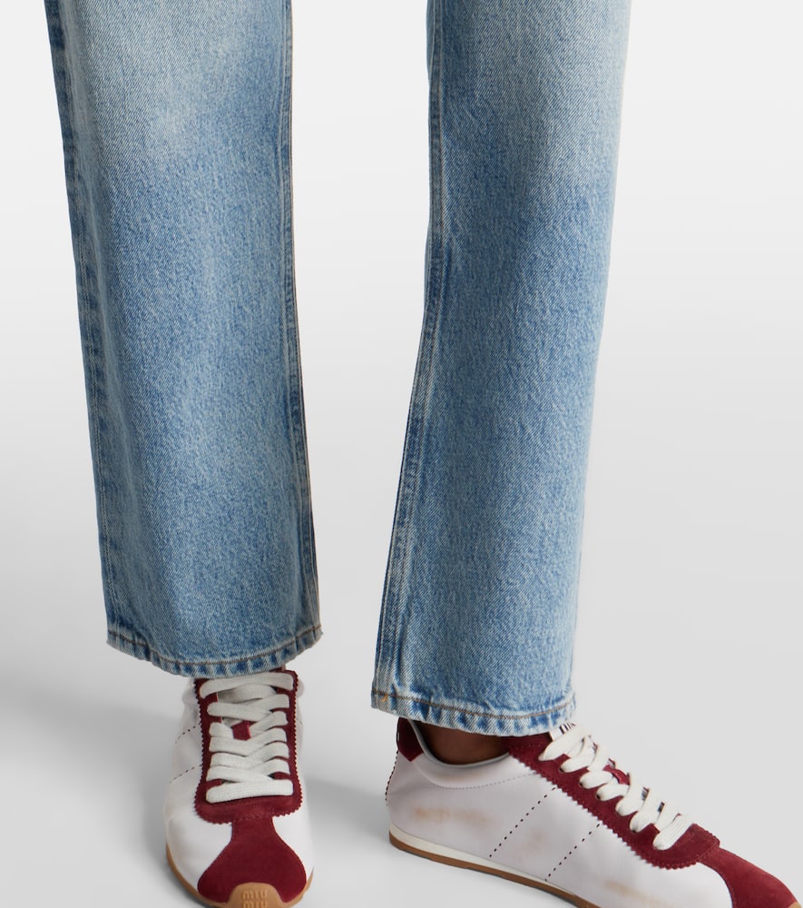 90's Pinch Waist high-rise straight jeans
