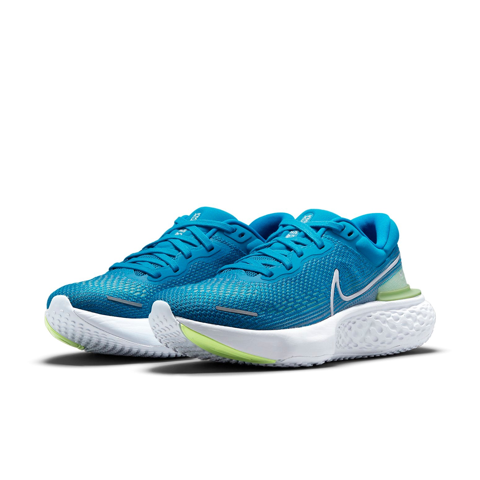 ZoomX Invincible Run Flyknit 'Blue Orbit Lime Glow'