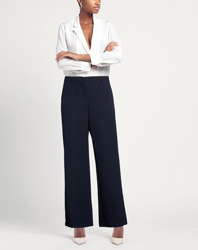Woman Pants Midnight blue Size 6 Polyester