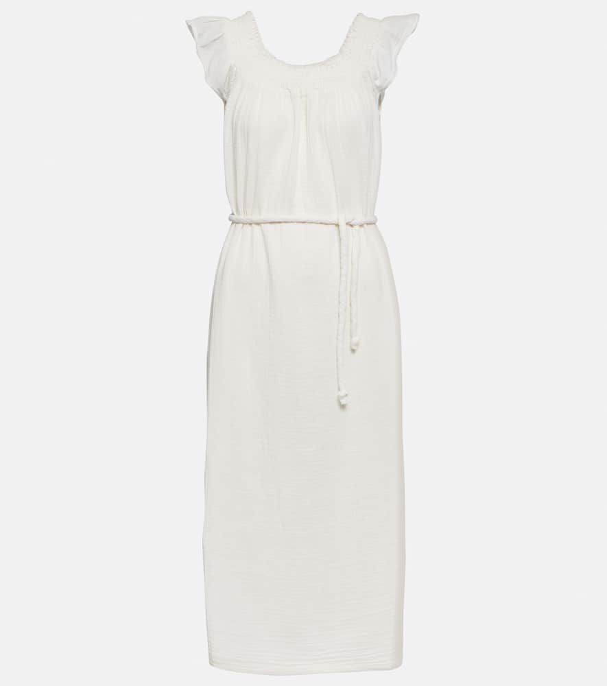 Justine cotton gauze midi dress