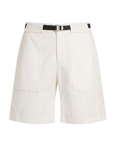Man Shorts & Bermuda Shorts White Size L Cotton
