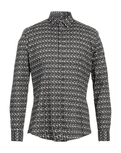 Man Shirt Black Size 15 ¾ Cotton, Elastane