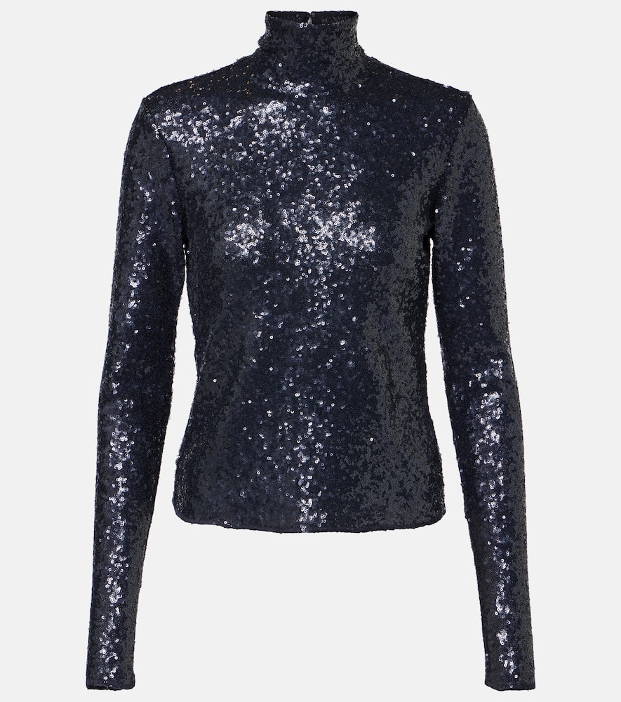 Polo Ralph Lauren Sequined turtleneck top