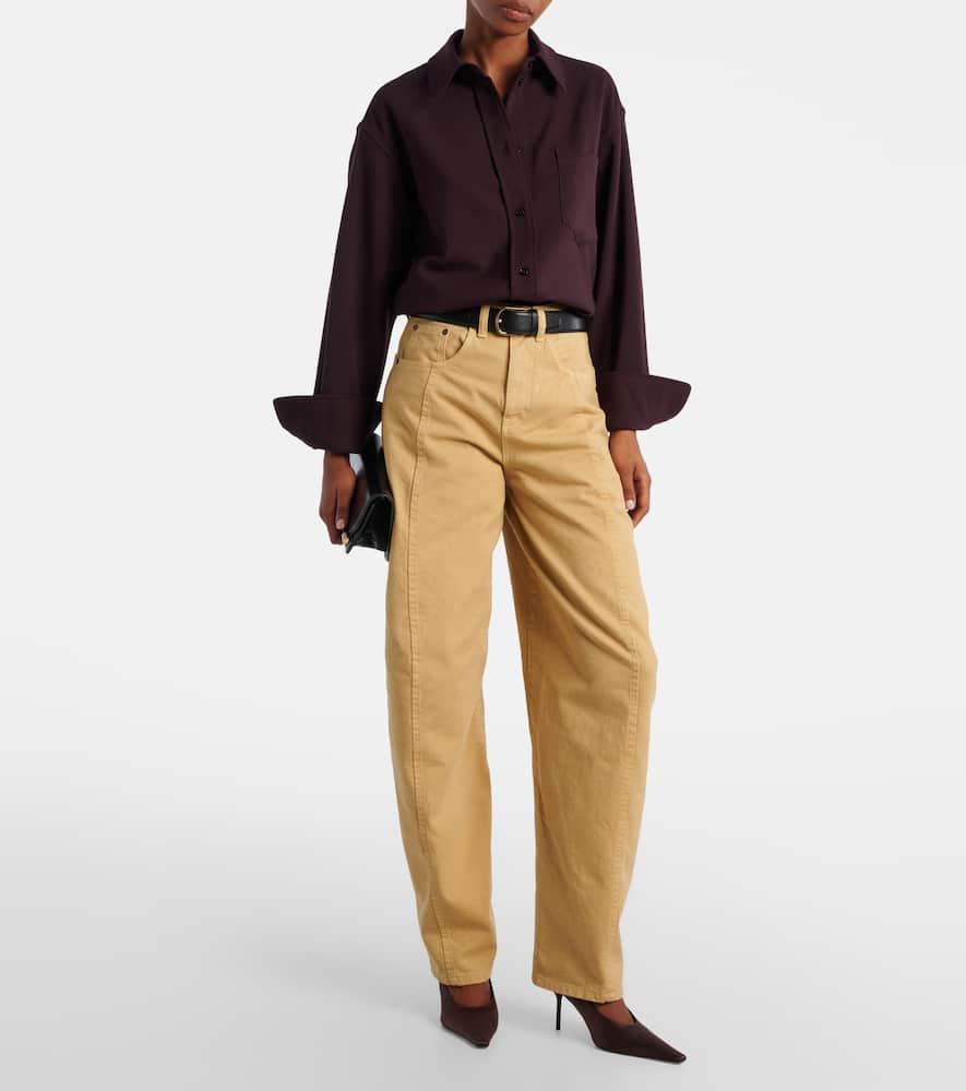 Satin pajama shirt