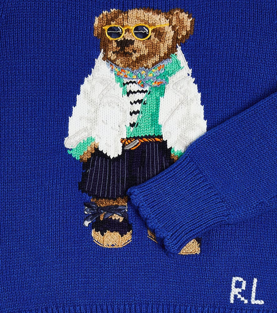 Polo Ralph Lauren Kids Polo Bear cotton sweater