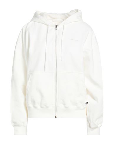 Woman Sweatshirt White Size L Cotton