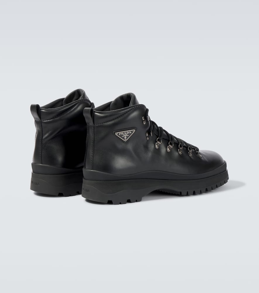 Brixxen leather lace-up boots