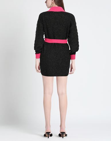 Le Volière Woman Mini dress Black Size M Acrylic, Synthetic fibers, Viscose, Wool, Alpaca wool
