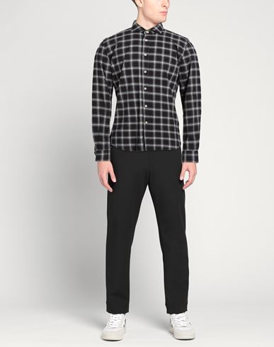 Man Shirt Black Size L Cotton