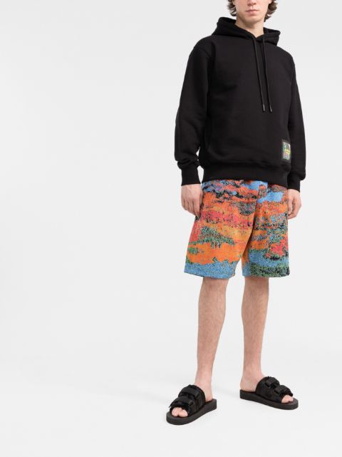 Logo-patch hoodie
