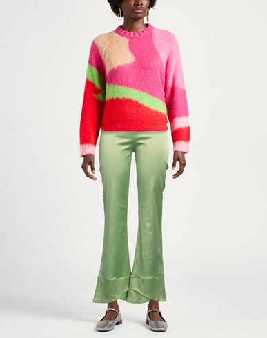 Gold Capsule Woman Pants Green Size XS Polyester, Cotton, Elastane