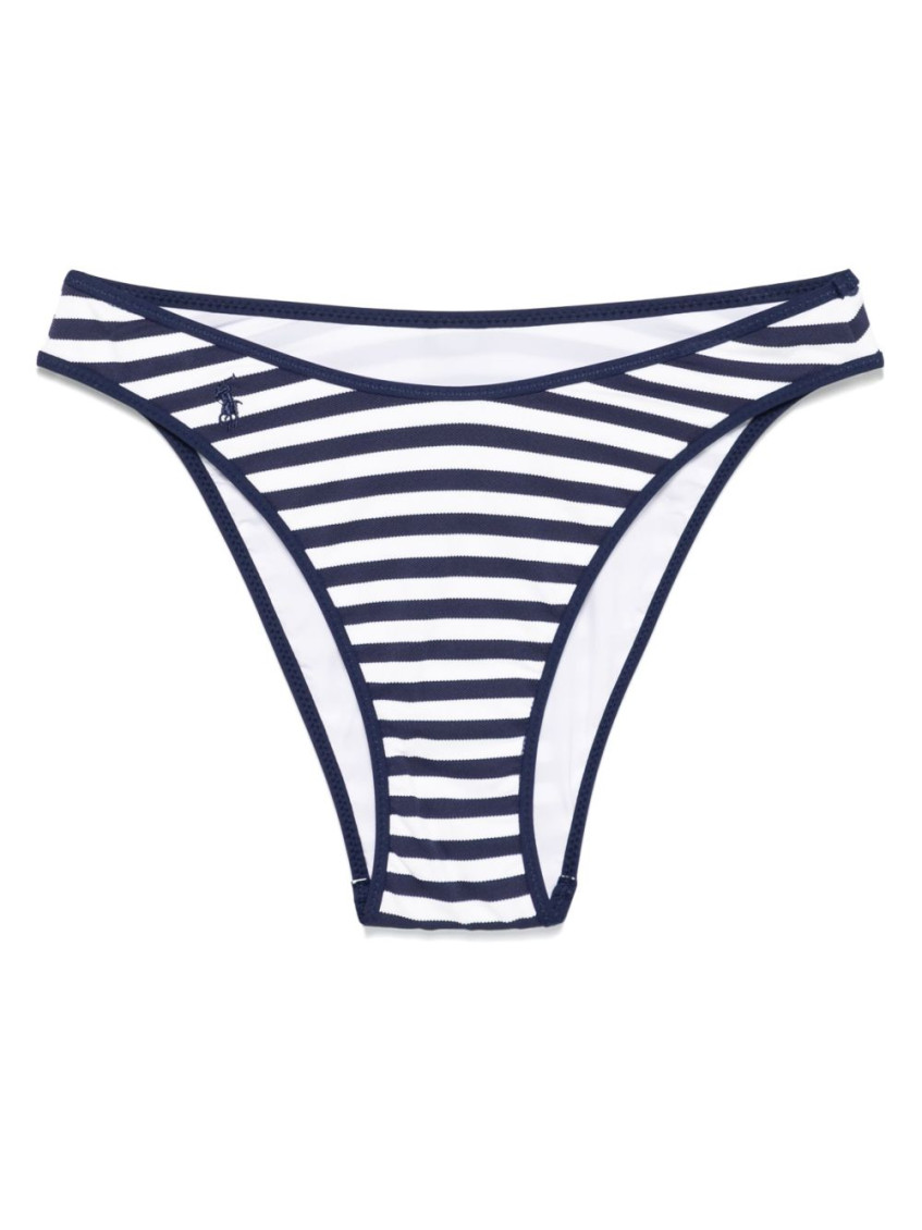 Blue Stripe Logo Bikini