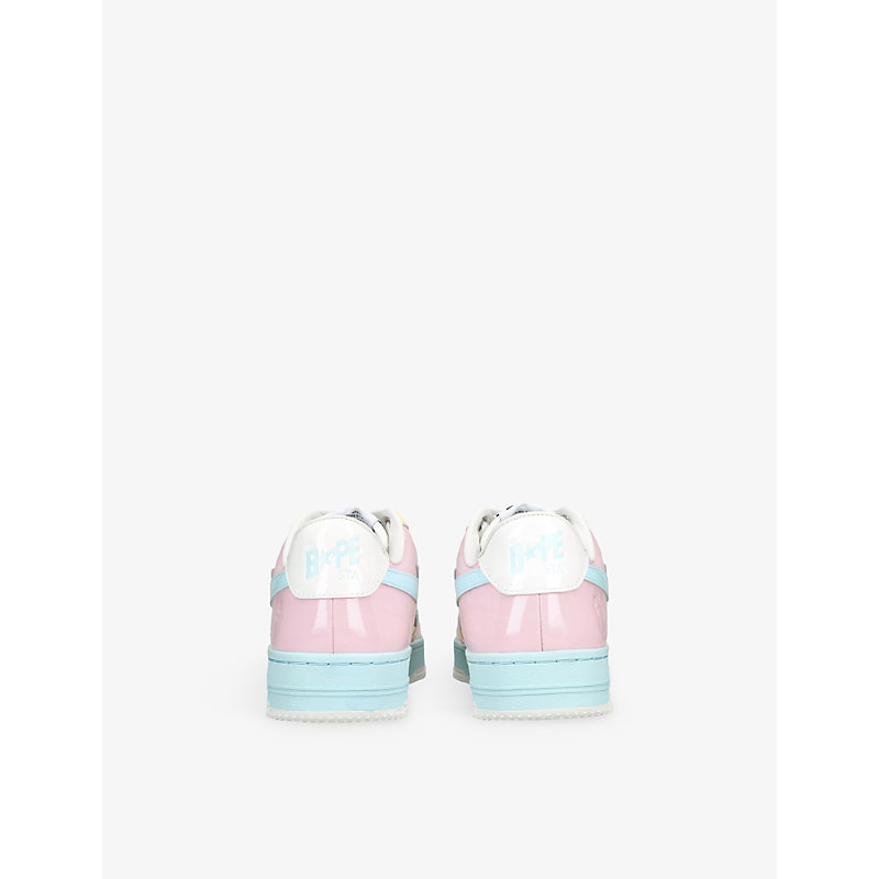 Mens Bape Sta Icon #6 M2 Leather Trainers