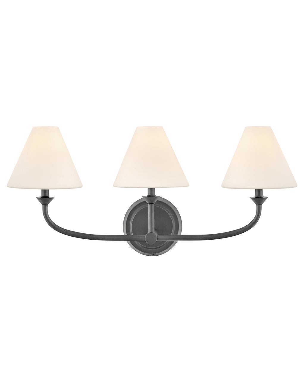 Blackened Brass LED Bathroom Vanity Light from the Greta Collection