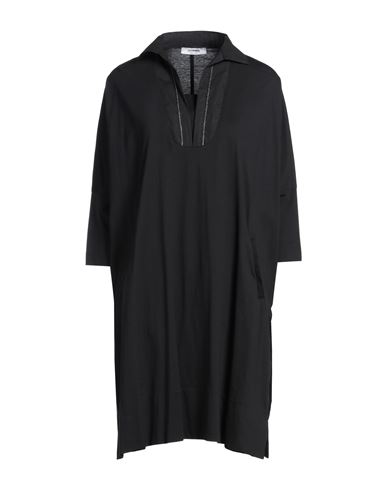 Woman Mini dress Black Size 4 Cotton