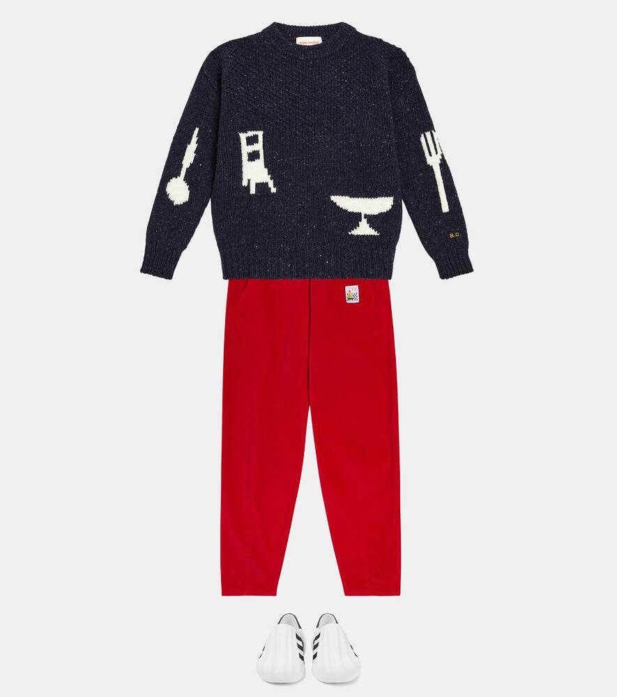 Bobo Choses The Feast wool-blend sweater