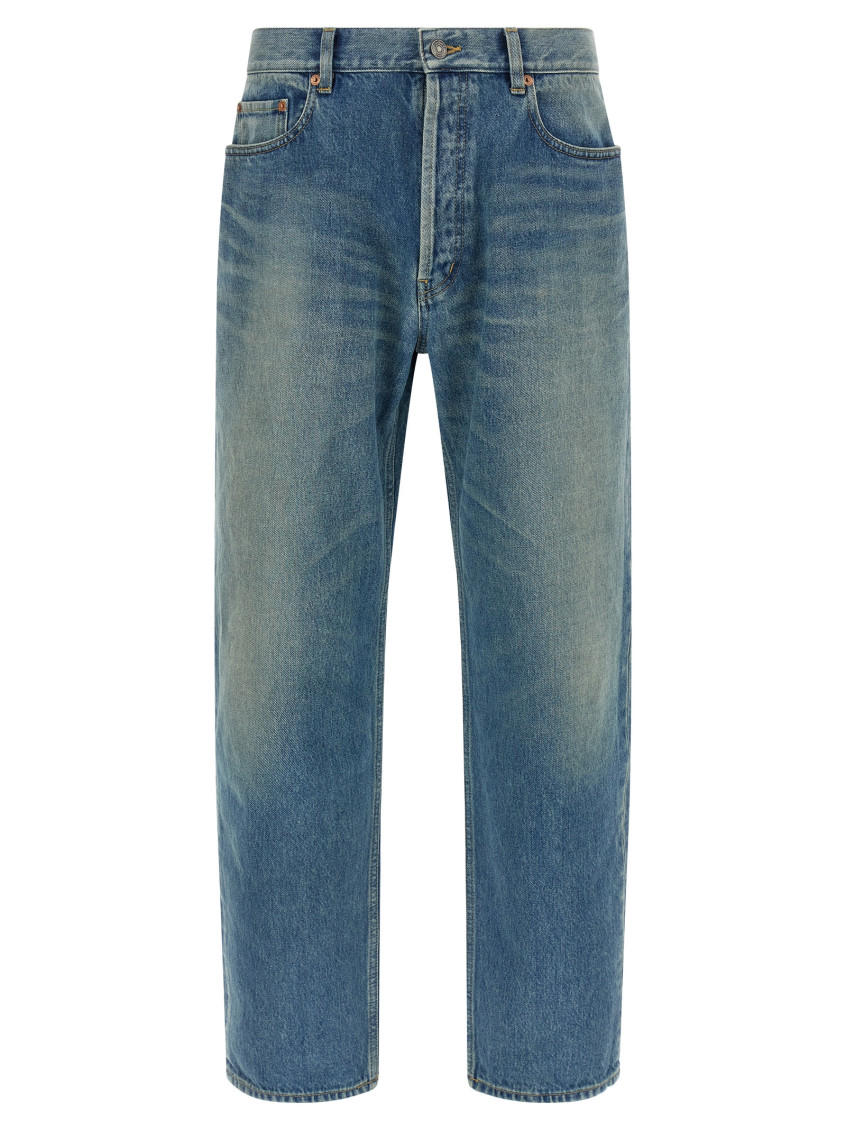 Saint Laurent - cotton straight-leg jean