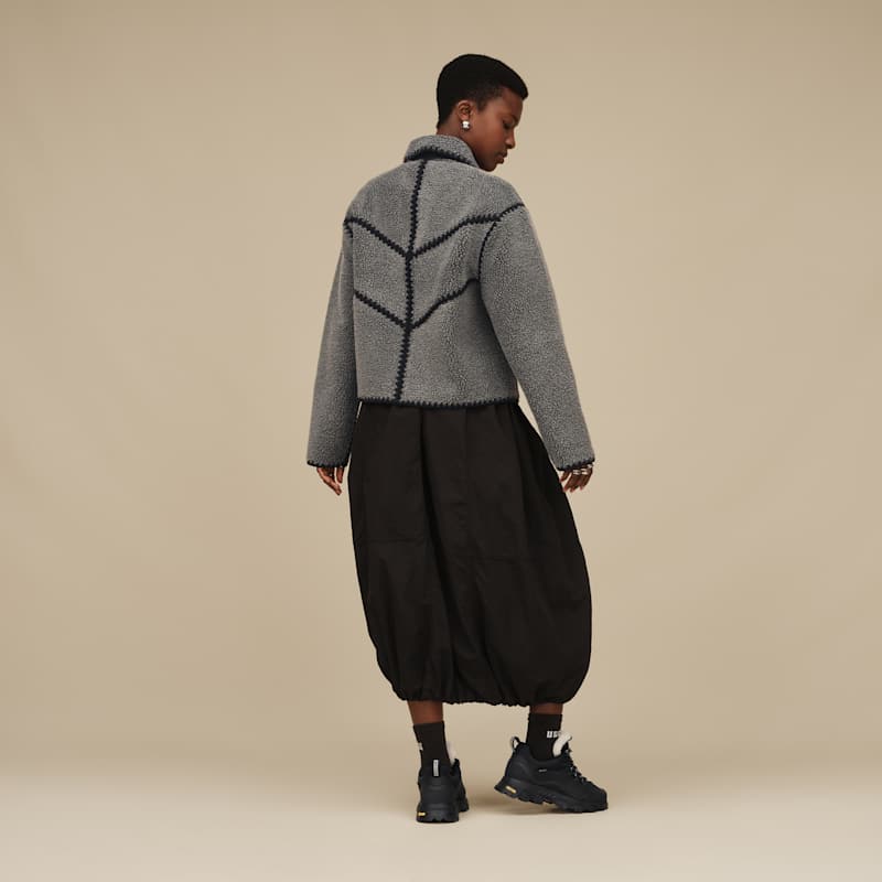 ® Women's Ellison ®fluff Shell Jacket Fleece/Recycled Materials in Charcoal Heather