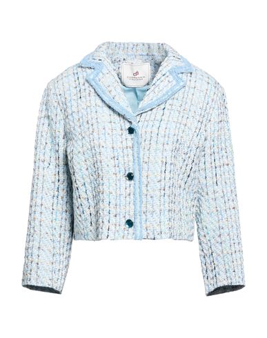 Woman Jacket Sky blue Size 10 Polyester