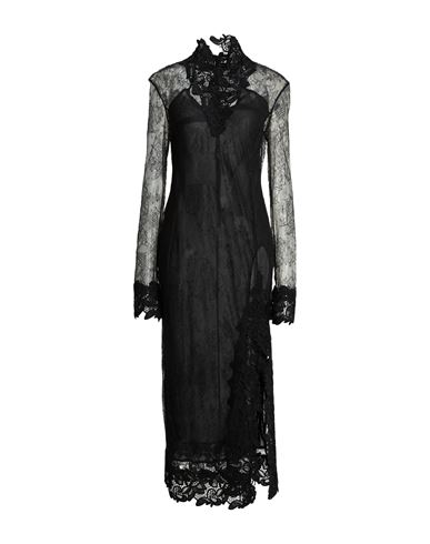 Woman Midi dress Black Size 4 Polyester