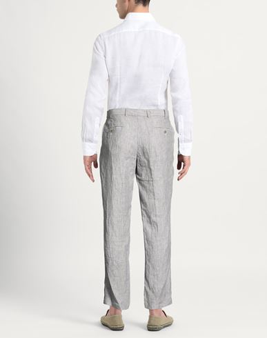 Man Pants Light grey Size 33 Linen