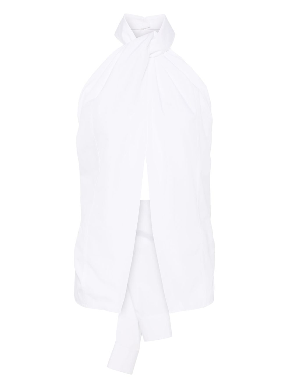 Stella McCartney halterneck sleeveless top - White