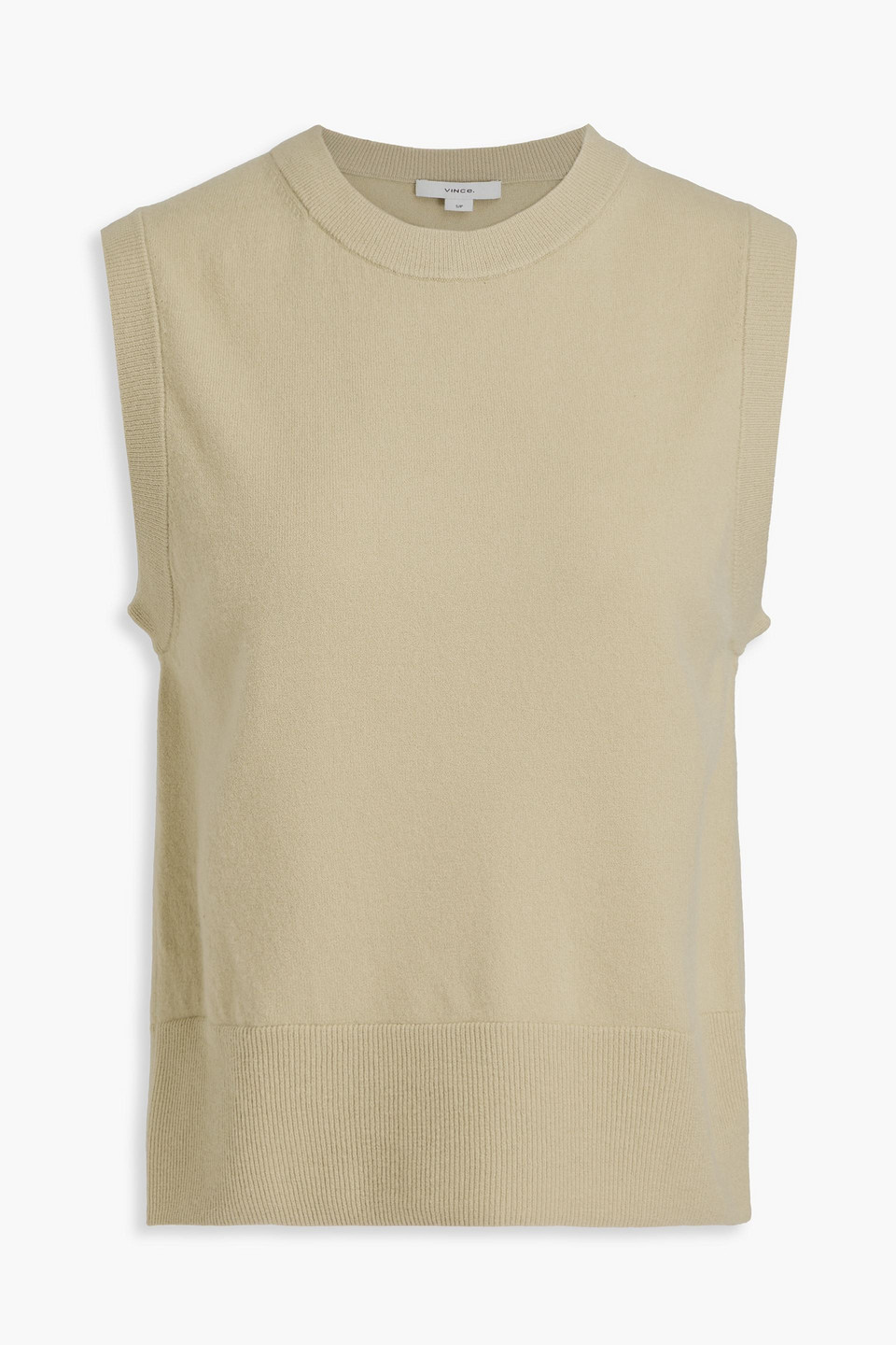 Wool-blend vest - Green - XS